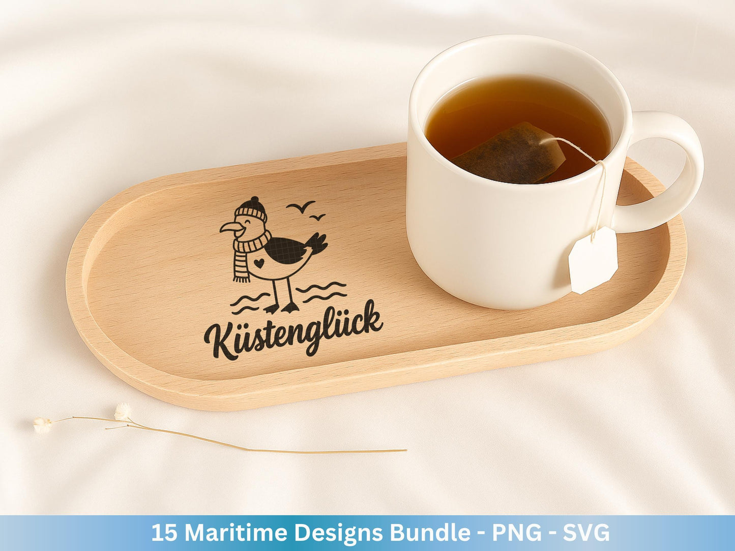 Plotterdatei Maritim - Moin Svg - Maritim Svg - Leuchtturm Svg - Möwen Svg - Nordsee & Ostsee - Laserdatei Möwe - Deutsche Sprüche Svg Datei