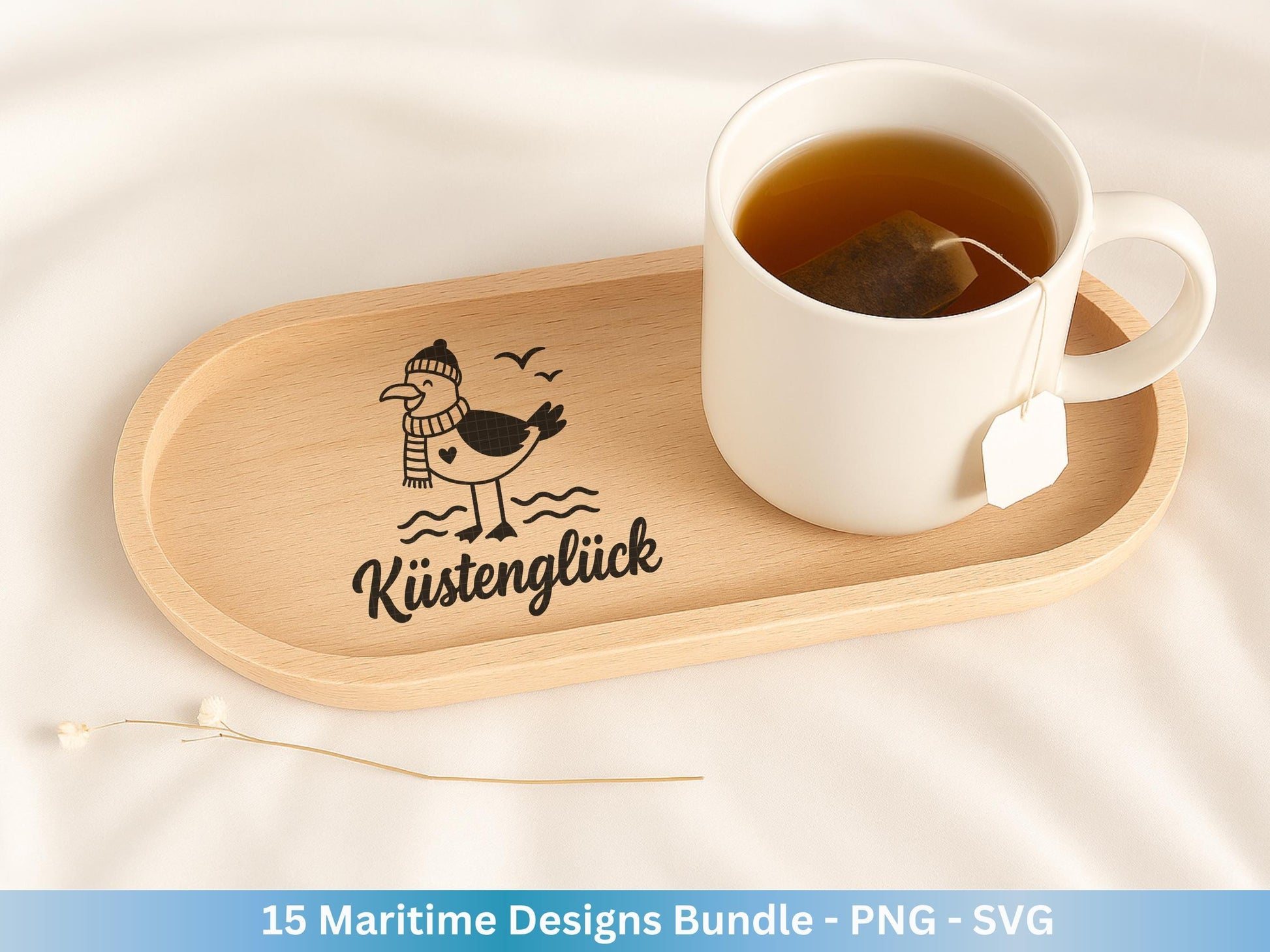 Plotterdatei Maritim - Moin Svg - Maritim Svg - Leuchtturm Svg - Möwen Svg - Nordsee & Ostsee - Laserdatei Möwe - Deutsche Sprüche Svg Datei