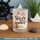 Plotterdatei Maritim - Moin Svg - Maritim Svg - Leuchtturm Svg - Möwen Svg - Nordsee & Ostsee - Laserdatei Möwe - Deutsche Sprüche Svg Datei