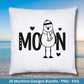 Plotterdatei Maritim - Moin Svg - Maritim Svg - Leuchtturm Svg - Möwen Svg - Nordsee & Ostsee - Laserdatei Möwe - Deutsche Sprüche Svg Datei