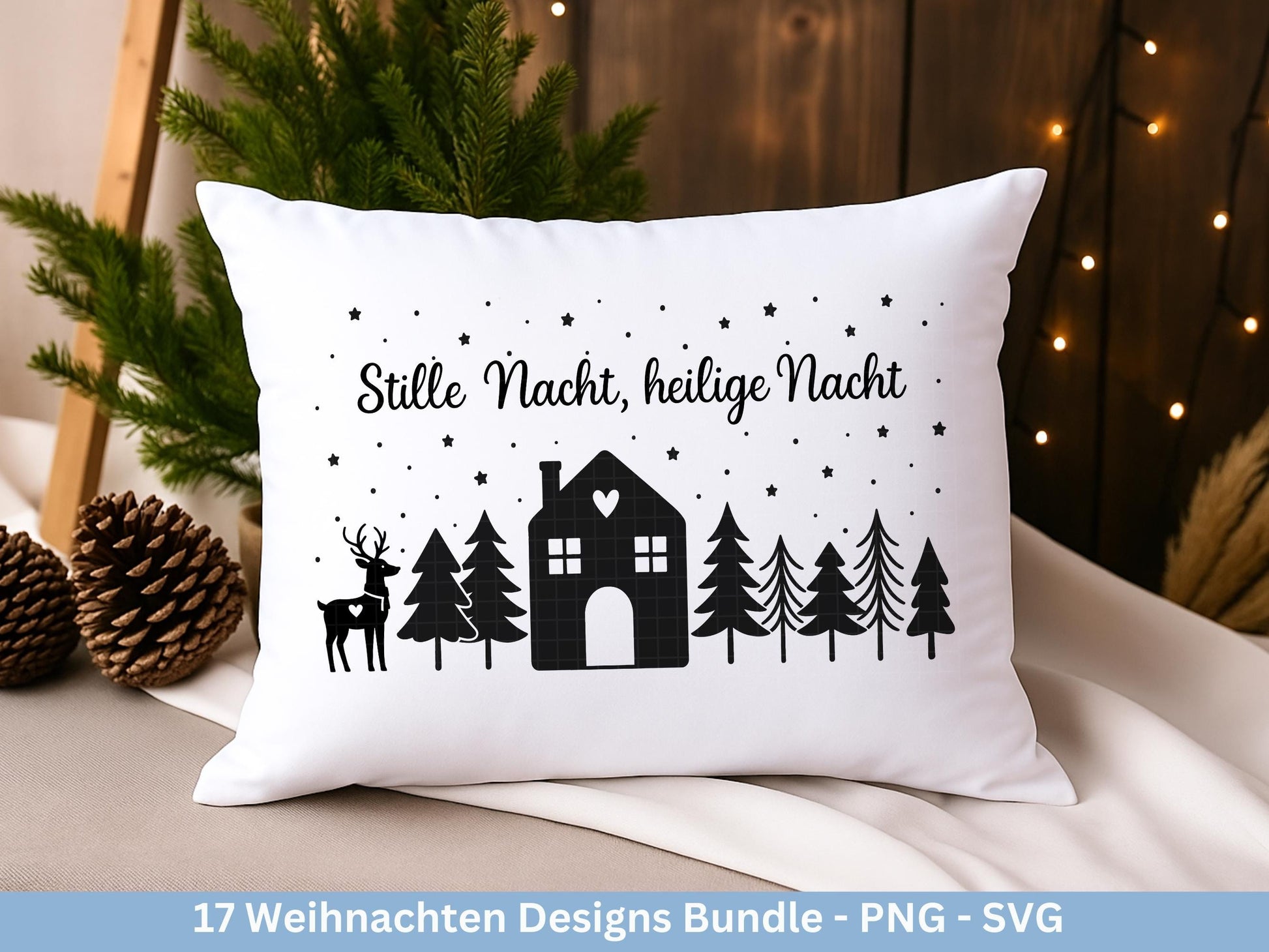 Plotterdatei Weihnachten – Deutsche Sprüche Schriftzüge – Winter Svg – Weihnachtshäuser Svg – Cricut -Frohes Fest - Geschenk Weihnachten Svg