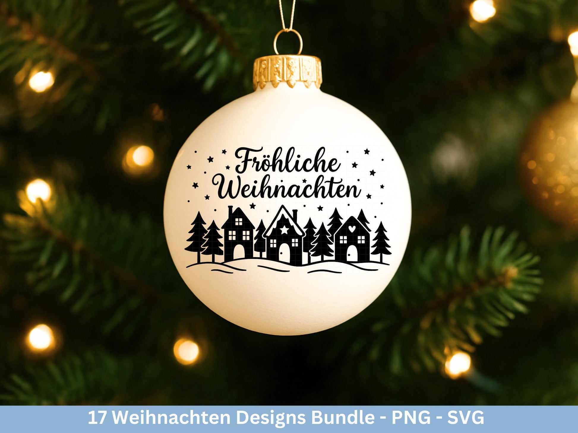 Plotterdatei Weihnachten – Deutsche Sprüche Schriftzüge – Winter Svg – Weihnachtshäuser Svg – Cricut -Frohes Fest - Geschenk Weihnachten Svg