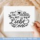 Deutsche Sprüche Plotterdatei - Positive Sprüche Svg - Laserdatei Sprüche - Inspirierende Zitate - Positive Sprüche Svg - Geschenk Freundin