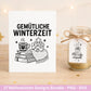 Plotterdatei Weihnachten – Deutsche Sprüche Schriftzüge – Winter Svg – Weihnachtshäuser Svg – Cricut Silhouette - Geschenk Weihnachten Laser