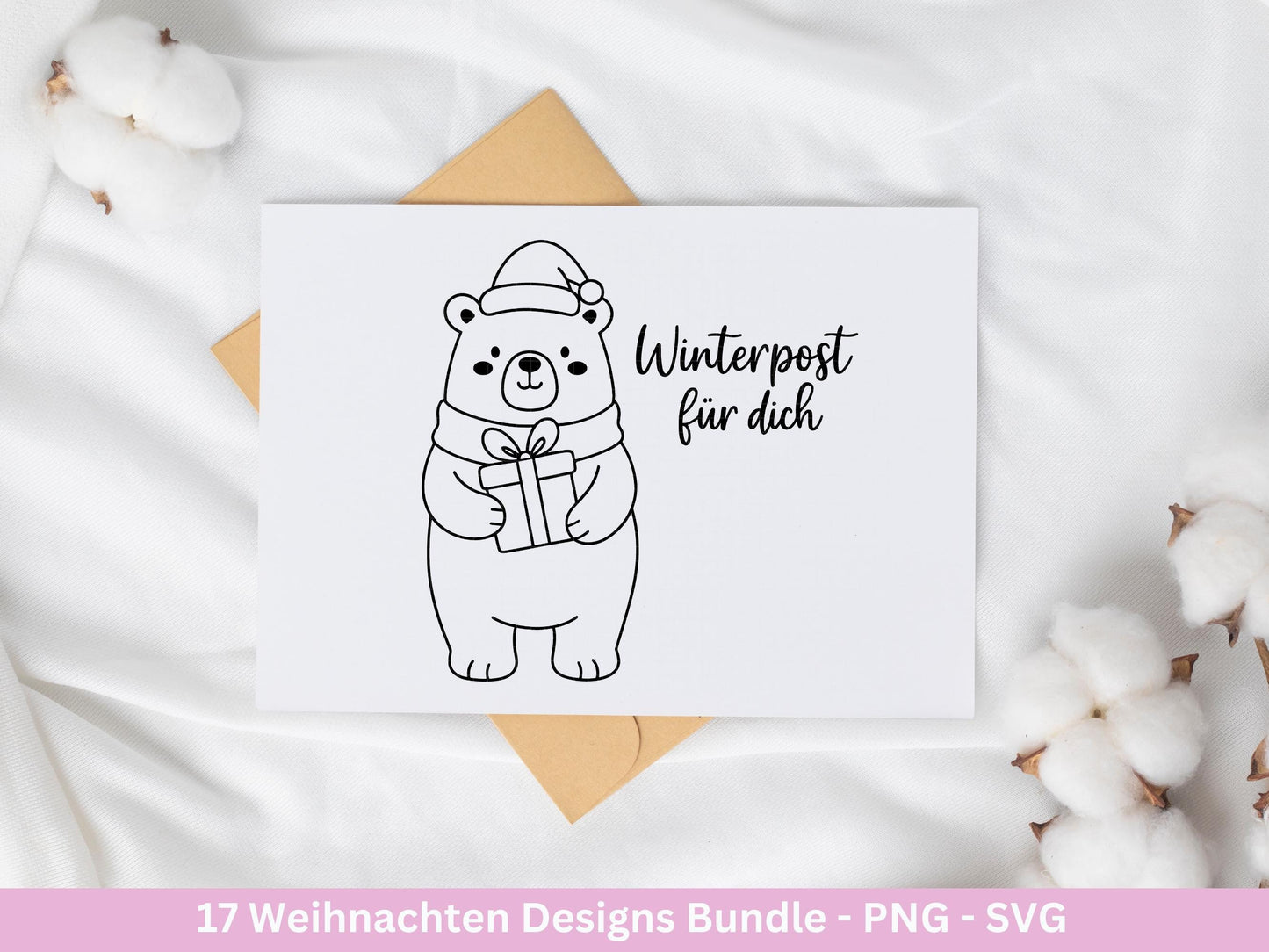 Plotterdatei Weihnachten – Deutsche Sprüche Schriftzüge – Winter Svg – Weihnachtshäuser Svg – Cricut Silhouette - Geschenk Weihnachten Laser
