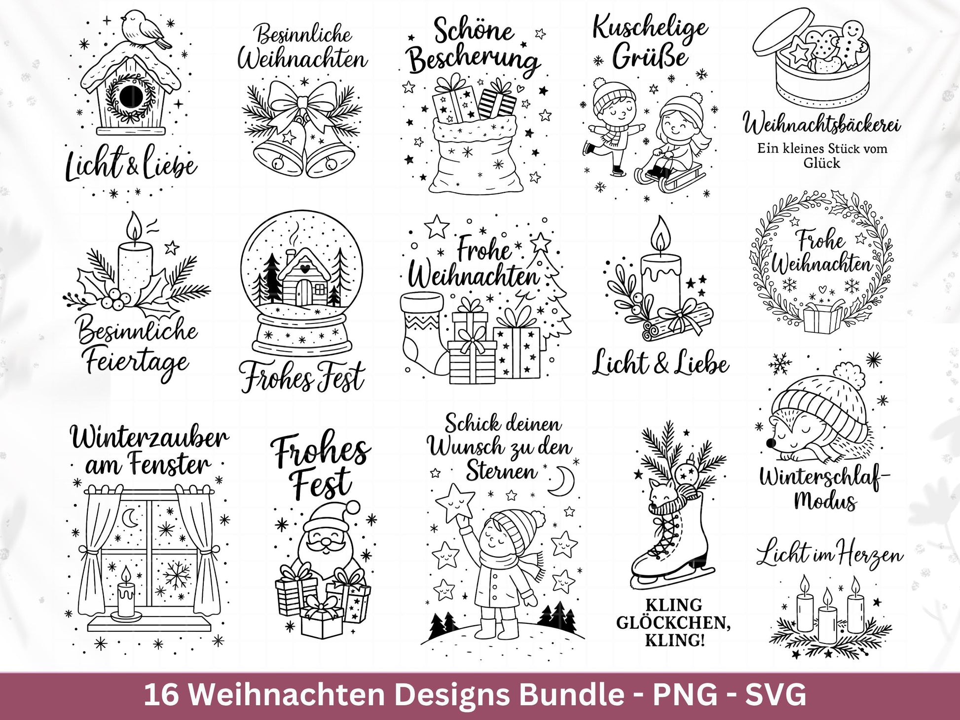 Plotterdatei Weihnachten Svg , Weihnachtshäuser Svg - Weihnachten Laserdatei - Home Svg - Cricut Svg - Weihnachten deutsch - Weihnachtsdeko