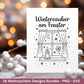 Plotterdatei Weihnachten Svg , Weihnachtshäuser Svg - Weihnachten Laserdatei - Home Svg - Cricut Svg - Weihnachten deutsch - Weihnachtsdeko