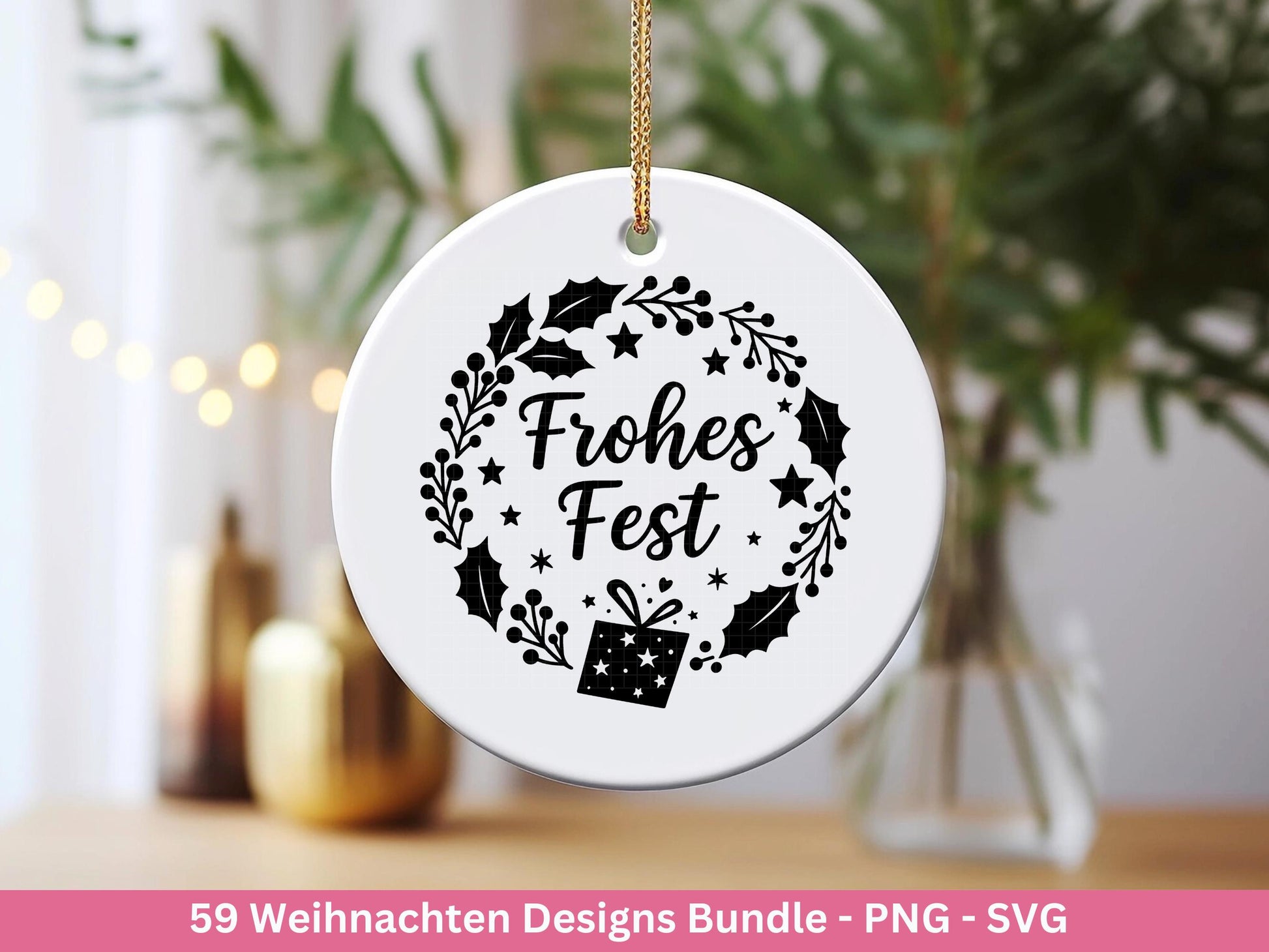 Plotterdatei Weihnachten Svg , Weihnachtshäuser Svg - Weihnachten Laserdatei - Home Svg - Cricut Svg - Weihnachten deutsch - Weihnachtsdeko