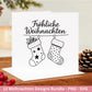 Plotterdatei Weihnachten Svg – Deutsche Sprüche Svg – Winter SVG – Laserdatei Weihnachten – Cricut Silhouette - Svg Datei Home - Frohes Fest