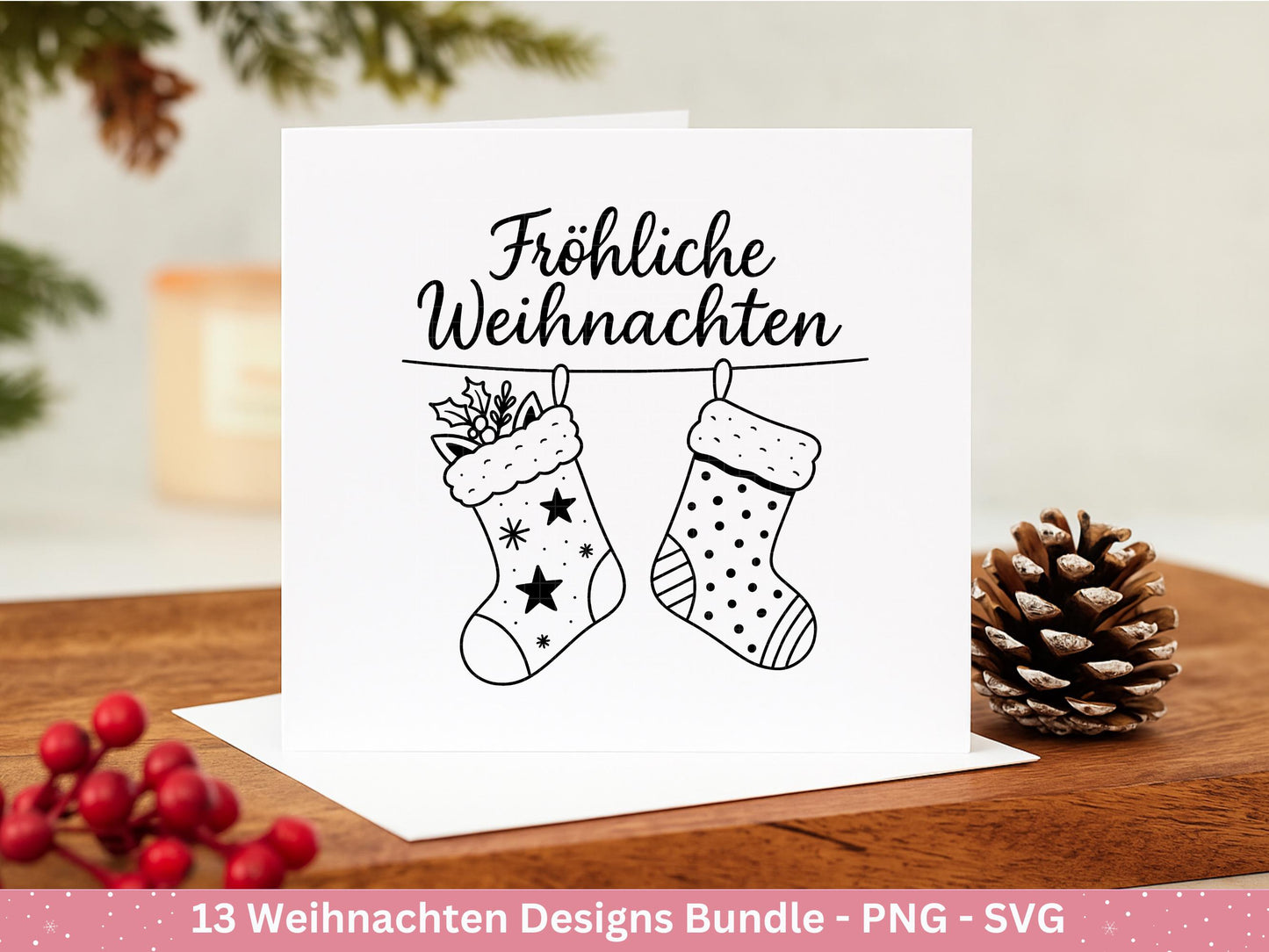 Plotterdatei Weihnachten Svg – Deutsche Sprüche Svg – Winter SVG – Laserdatei Weihnachten – Cricut Silhouette - Svg Datei Home - Frohes Fest