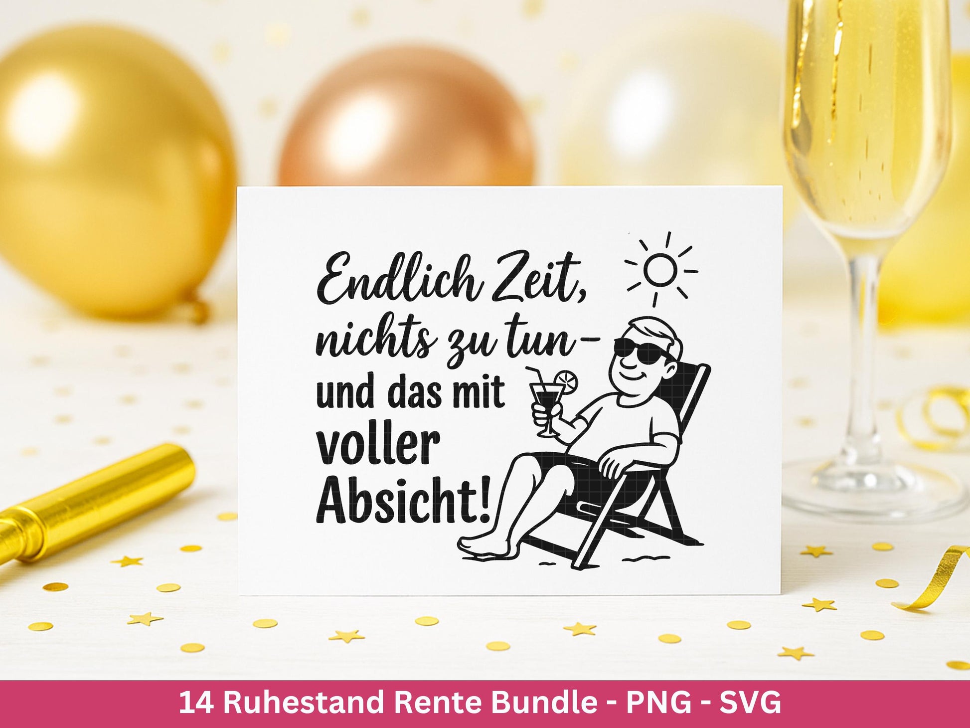 Plotterdatei Rente - Rentner Sprüche - Geschenk Rente - Herz svg - Ruhestand svg - Deutsche Sprüche - Laserdatei Rente - Ruhestand Geschenk