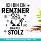 Plotterdatei Rente - Rentner Spruch - Geschenk Rente - Wichtel Svg - Ruhestand svg - Deutsche Sprüche - Ruhestand Geschenk - Zwerg Svg Datei