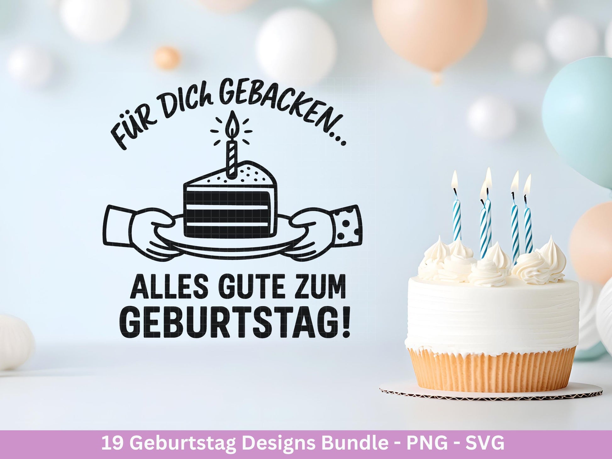 Plotterdatei Geburtstag - Geburtstagssprüche svg- Geburtstag svg- Cricut Svg Datei - Geburtstag Schriftzüge - Laserdatei Geschenkidee Png
