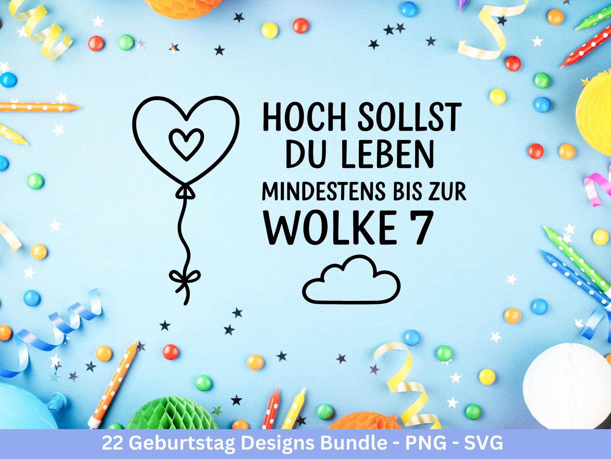 Plotterdatei Geburtstag - Geburtstagssprüche svg- Geburtstag svg- Cricut Svg Datei - Geburtstag Schriftzüge - Laserdatei Geschenkidee Png
