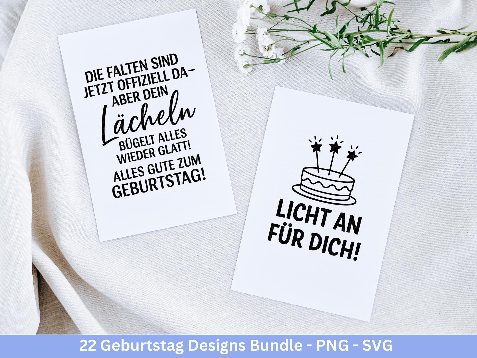 Plotterdatei Geburtstag - Geburtstagssprüche svg- Geburtstag svg- Cricut Svg Datei - Geburtstag Schriftzüge - Laserdatei Geschenkidee Png