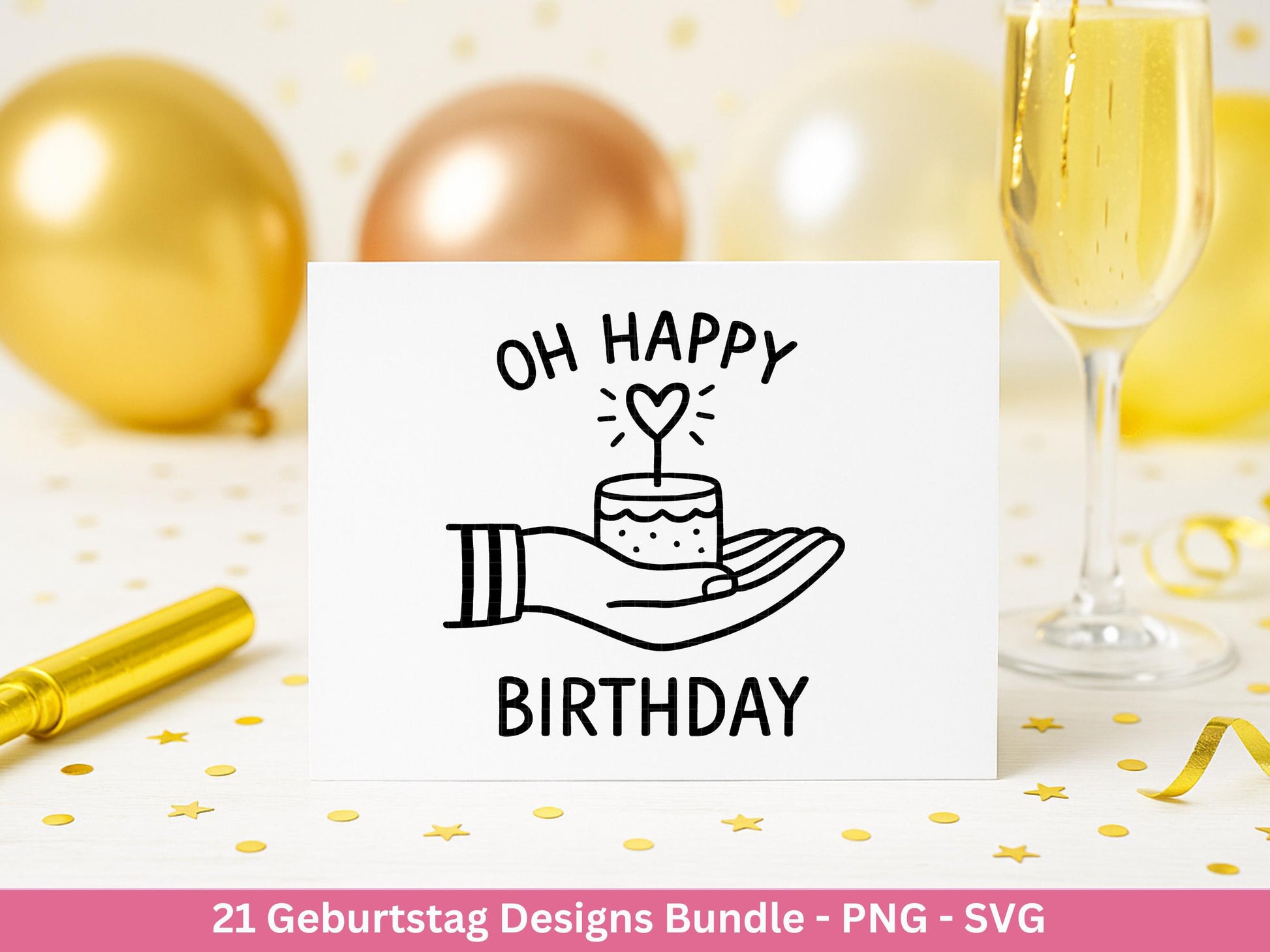 Plotterdatei Geburtstag - Geburtstagssprüche svg- Geburtstag svg- Cricut Svg Datei - Geburtstag Schriftzüge - Laserdatei Geschenkidee Png