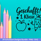 Deutsche Plotterdatei Einschulung svg png - Schulstart svg - Schulanfang Sprüche - Cricut Silhouette - Einschulung Geschenk - Schule Svg