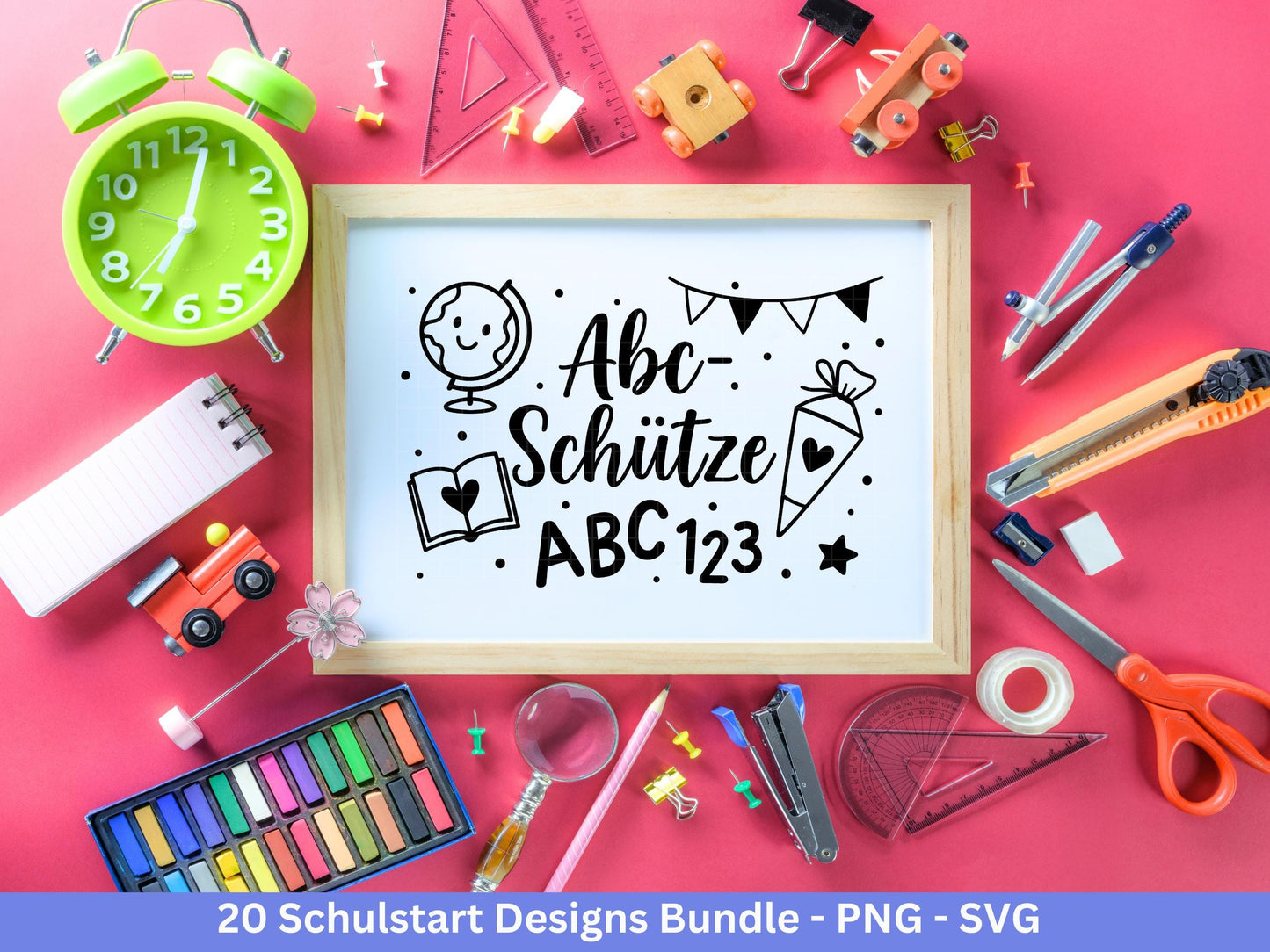 Deutsche Plotterdatei Einschulung svg png - Schulstart svg - Schulanfang Sprüche - Cricut Silhouette - Einschulung Geschenk - Schule Svg