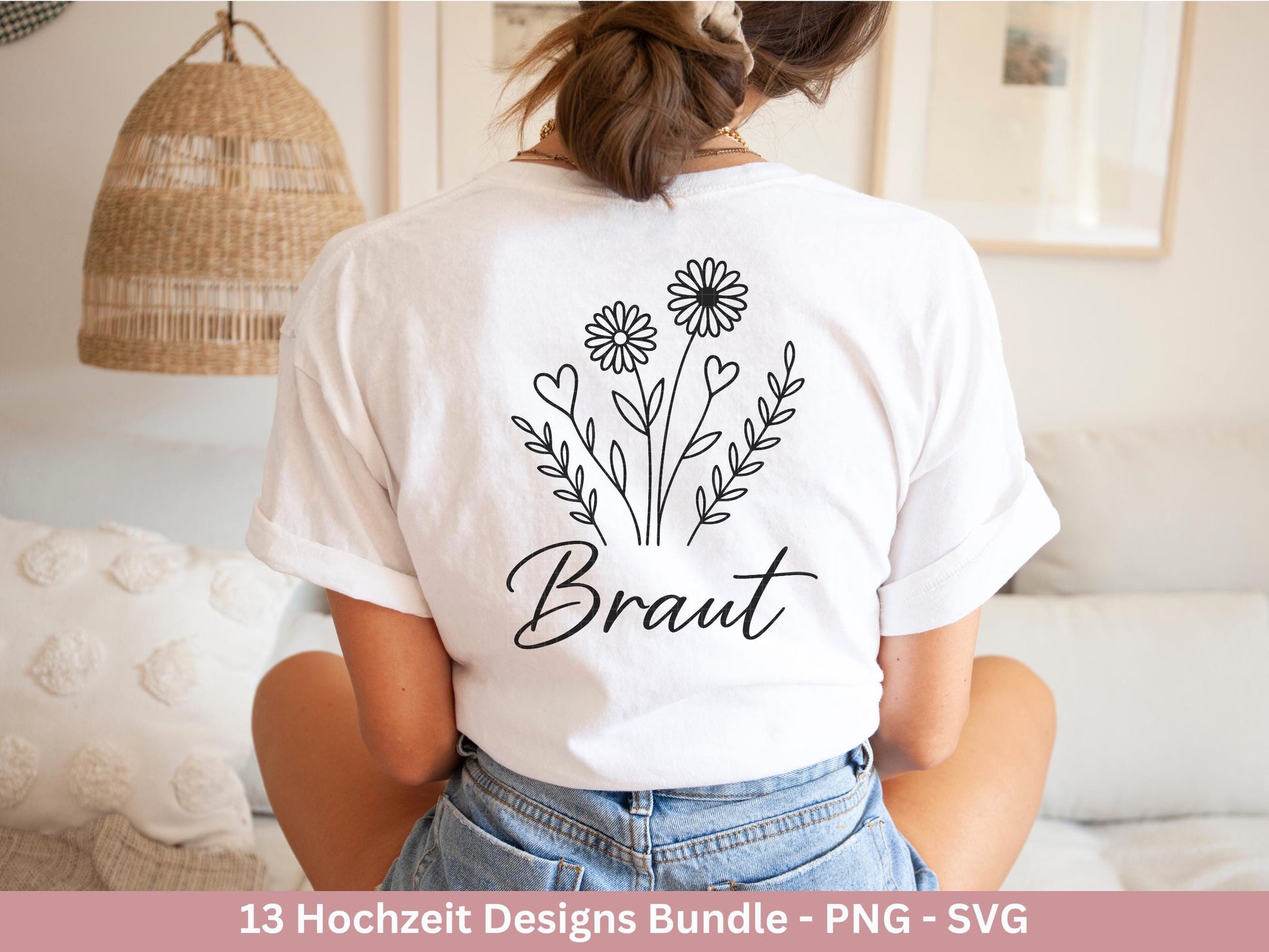 Plotterdatei Braut SVG Bundle - Hochzeit Party - Brautjungfer - JGA - Verlobungsfeier- Braut Shirts - Hochzeit Svg - Hochzeitsgeschenk