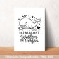 Deutsche Sprüche Plotterdatei Tiere - Positive Sprüche Svg - Laserdatei Sprüche - Inspirierende Zitate - Laserdatei Sprüche - Geschenk svg