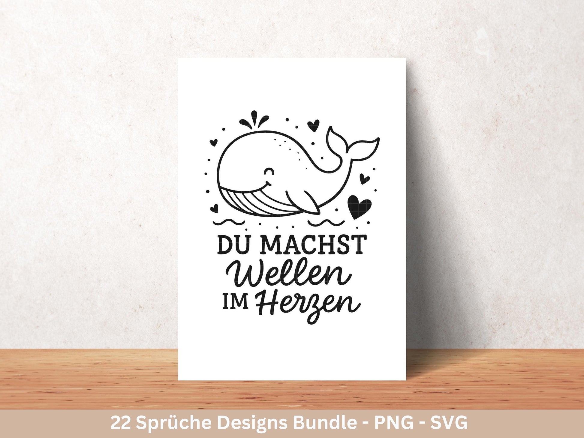 Deutsche Sprüche Plotterdatei Tiere - Positive Sprüche Svg - Laserdatei Sprüche - Inspirierende Zitate - Laserdatei Sprüche - Geschenk svg