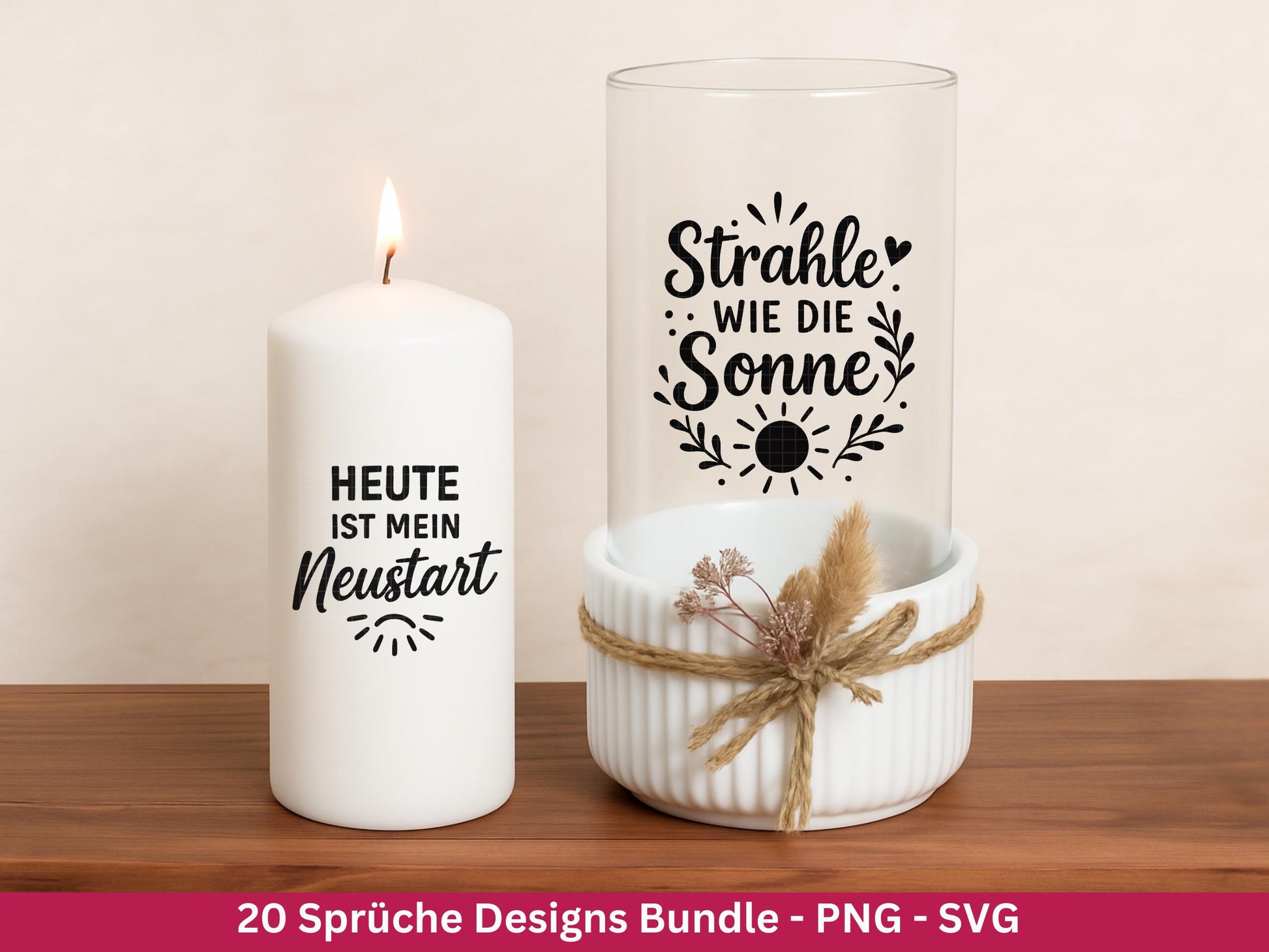 Deutsche Sprüche Plotterdatei - Positive Sprüche Svg - Laserdatei Sprüche - Inspirierende Zitate - Laserdatei Sprüche - Tassensprüche Svg