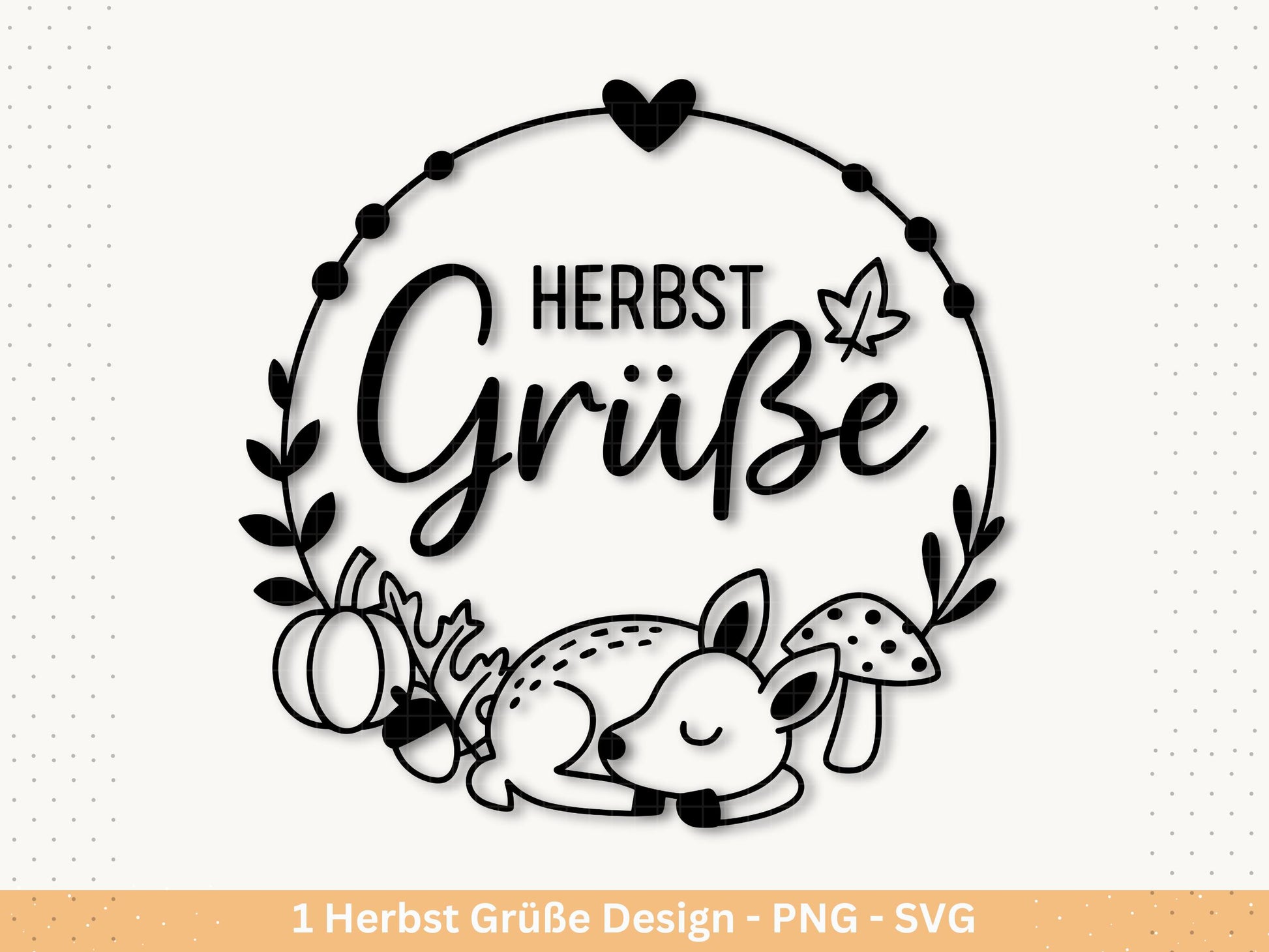 Plotterdatei Herbst svg - Herbstlich Willkommen - Cricut Silhouette - Hallo Herbst Svg - Herbstzauber - Herbstgrüße - Laserdatei Herbst