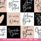 Brautparty-Bundle, Hochzeit-Party-Bundle, Braut-Svg, Brautjungfer, Braut, Bräutigam, Mr und Mrs Svg, Trauzeugin, Verlobungsfeier svg-Dateien