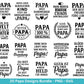 Deutsche Plotterdatei Papa- Vatertagsgeschenk - Papa svg - Deutsche Sprüche Svg - Familie Svg - Cricut svg - Laserdatei Papa - Geschenk Papa