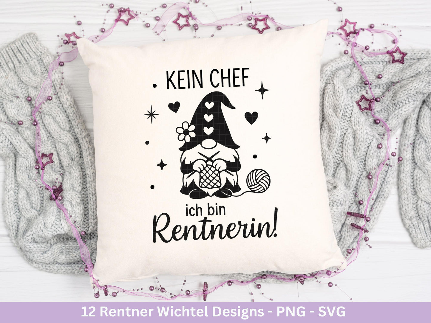 Plotterdatei Rente - Rentner Spruch - Geschenk Rente - Wichtel Svg - Ruhestand svg - Deutsche Sprüche - Ruhestand Geschenk - Zwerg Svg Datei