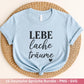 Deutsche Sprüche Plotterdatei - Positive Sprüche Svg - Lieblingsmensch Svg - Inspirierende Zitate - Positive Sprüche Svg - Pusteblumen Svg