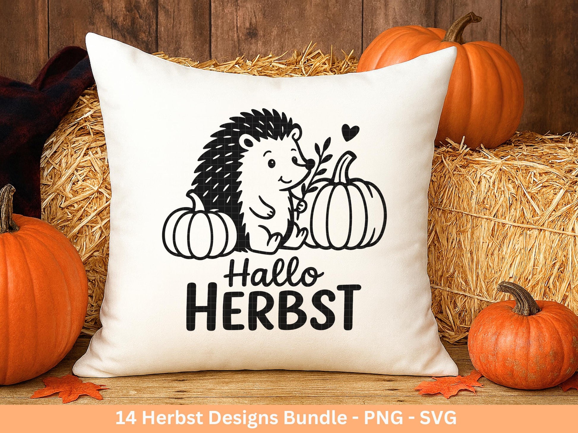 Plotterdatei Herbst - Herbst svg - Hallo Herbst - Herbstzauber svg - Laserdatei Herbst - Kürbis svg - Igel svg - Pilz svg - Herbst Sprüche