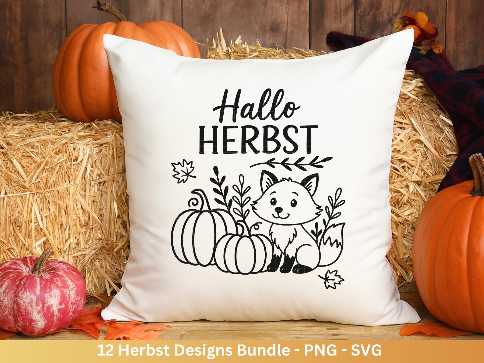 Plotterdatei Herbst - Herbst svg - Hallo Herbst - Herbstzauber svg - Laserdatei Herbst - Kürbis svg - Igel svg - Pilz svg - Herbst Sprüche