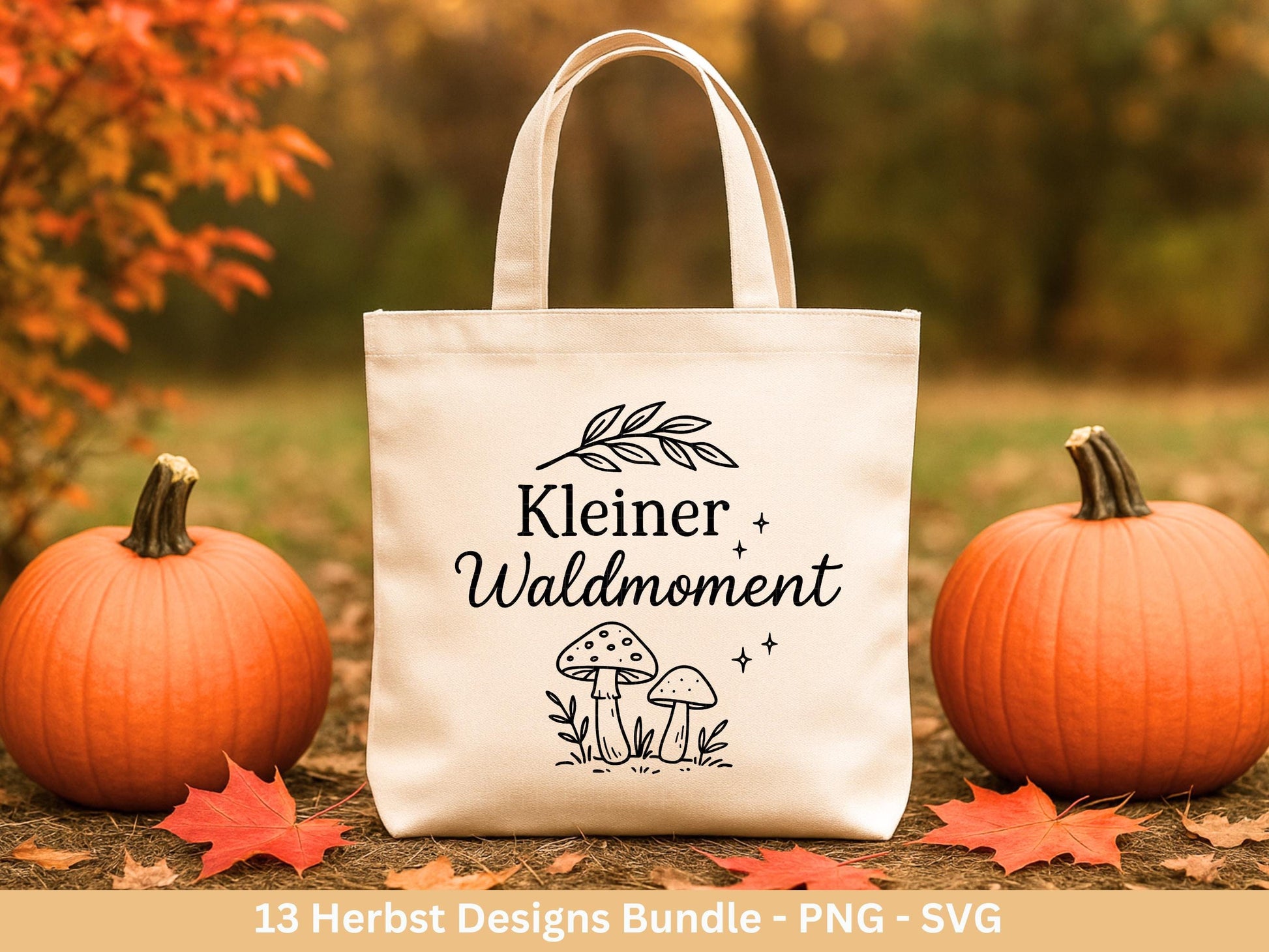 Plotterdatei Herbst - Herbst svg - Hallo Herbst - Laserdatei Herbst - Kürbis svg - Pilz svg - Deutsche Herbst Sprüche SVG Datei - Cricut