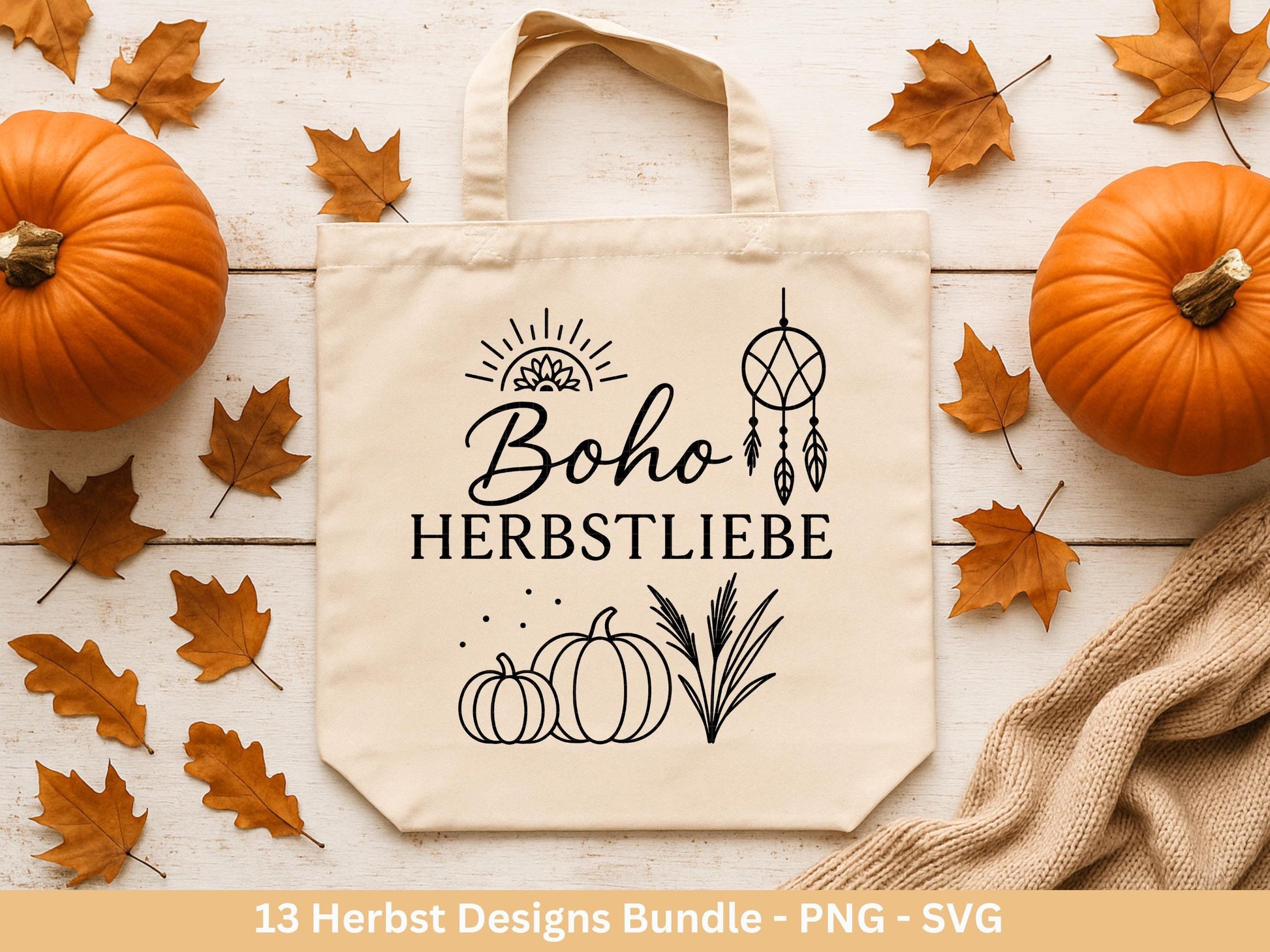 Plotterdatei Herbst - Herbst svg - Hallo Herbst - Laserdatei Herbst - Kürbis svg - Pilz svg - Deutsche Herbst Sprüche SVG Datei - Cricut