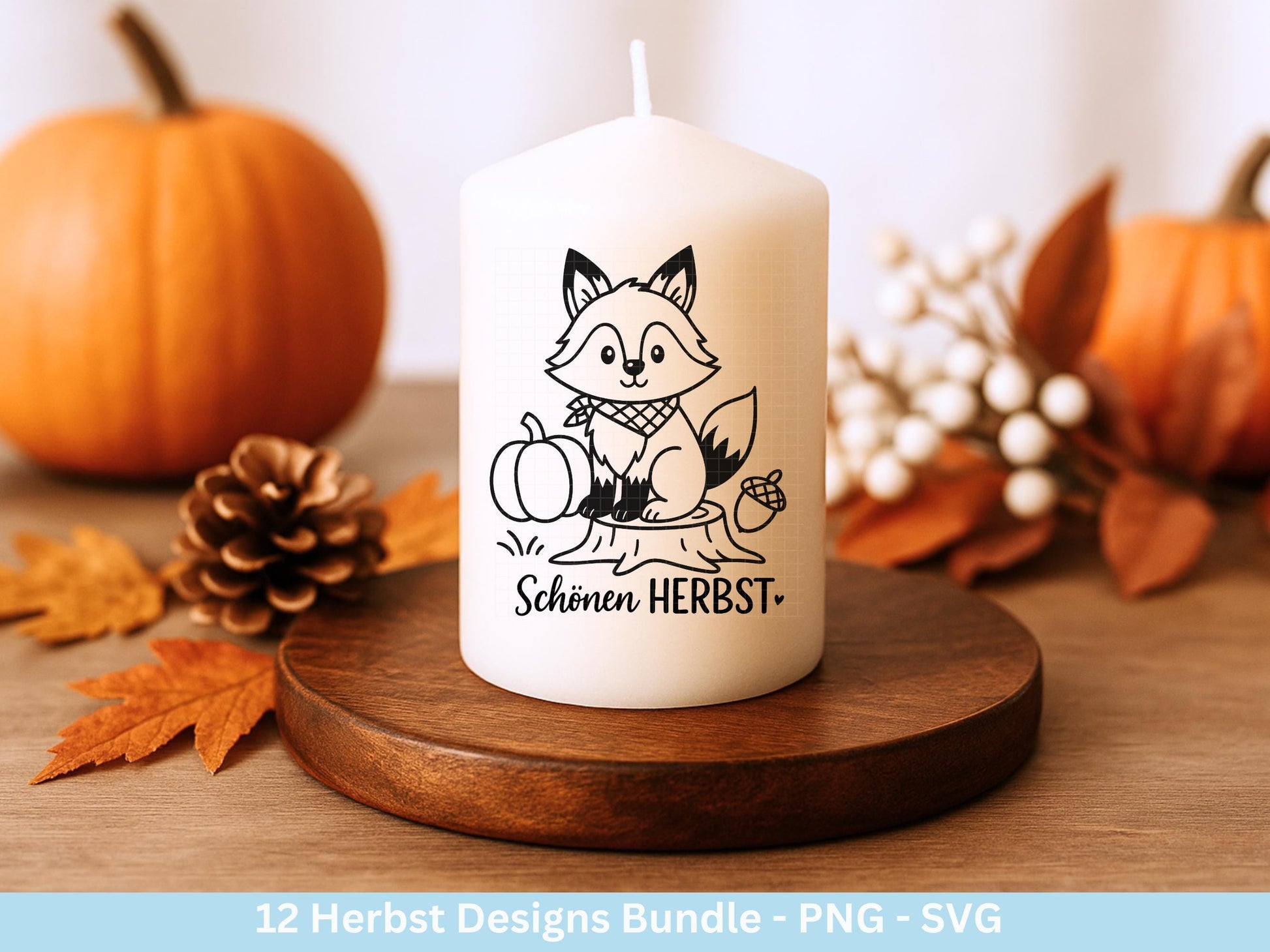 Plotterdatei Herbst - Herbst svg - Hallo Herbst - Herbstzauber svg - Laserdatei Herbst - Kürbis svg - Igel svg - Pilz svg - Herbst Sprüche