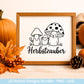 Plotterdatei Herbst - Herbst svg - Hallo Herbst - Herbstzauber svg - Laserdatei Herbst - Kürbis svg - Igel svg - Pilz svg - Herbst Sprüche