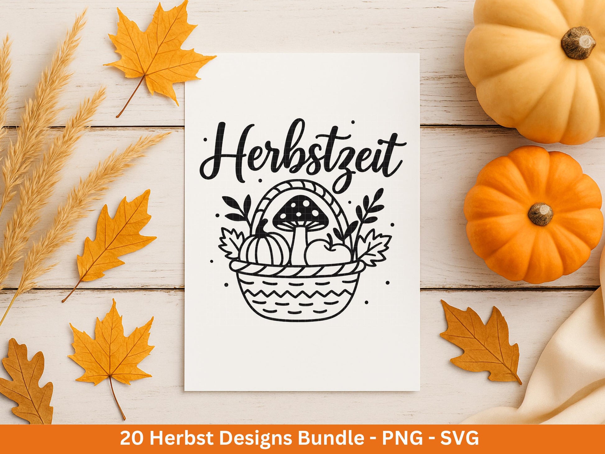 Plotterdatei Herbst - Herbst svg - Hallo Herbst - Herbstzauber svg - Laserdatei Herbst - Kürbis svg - Igel svg - Pilz svg - Herbst Sprüche