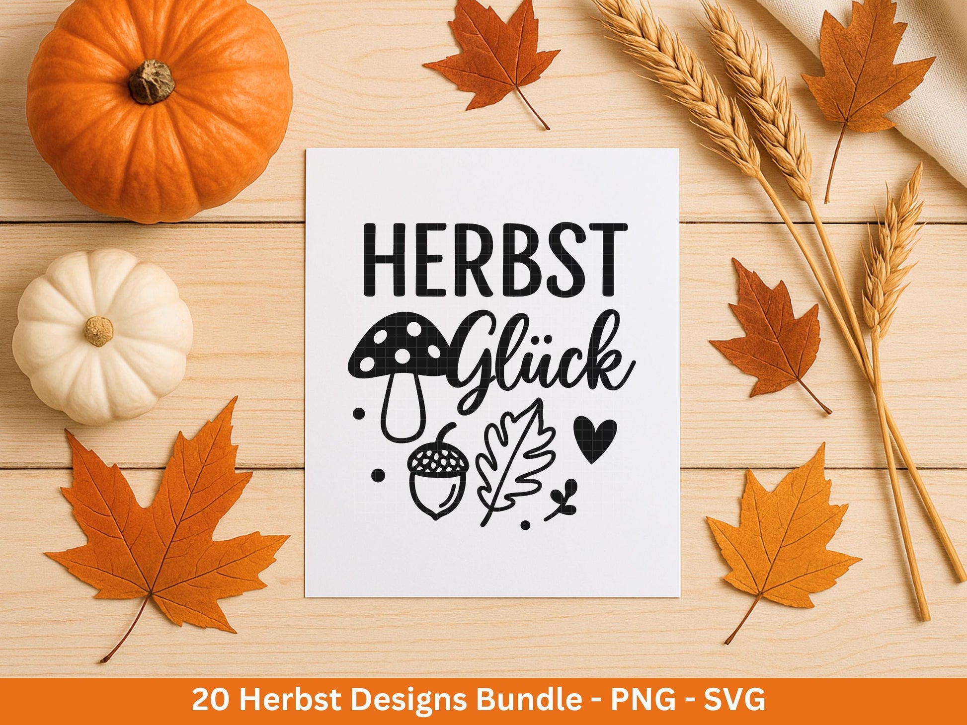 Plotterdatei Herbst - Herbst svg - Hallo Herbst - Herbstzauber svg - Laserdatei Herbst - Kürbis svg - Igel svg - Pilz svg - Herbst Sprüche