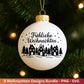 Plotterdatei Weihnachten Svg , Weihnachtshäuser Svg - Weihnachten Laserdatei - Home Svg - Cricut Svg - Weihnachten deutsch - Weihnachtsdeko