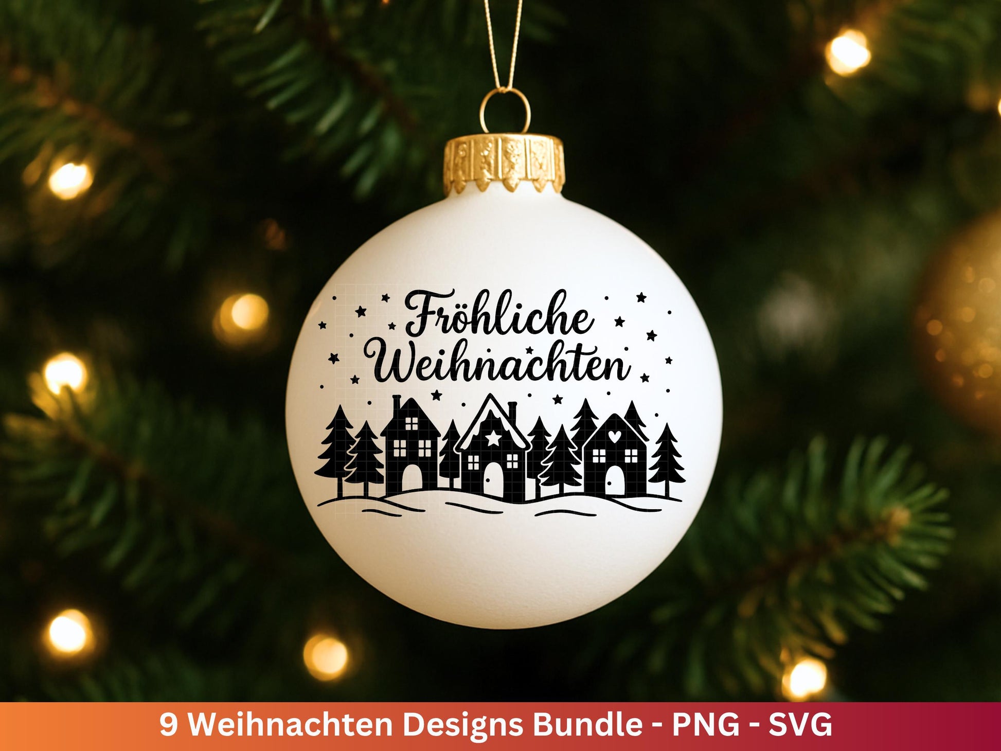 Plotterdatei Weihnachten Svg , Weihnachtshäuser Svg - Weihnachten Laserdatei - Home Svg - Cricut Svg - Weihnachten deutsch - Weihnachtsdeko