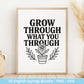 Boho Inspirational svg Png Bundle, positive Affirmationen svg, Kindness svg, immer würdig Matter genug svg, florale Zitate svg Motivierend