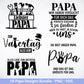 Deutsche Plotterdatei Papa- Vatertagsgeschenk - Papa svg - Deutsche Sprüche Svg - Familie Svg - Cricut svg - Laserdatei Papa - Geschenk Papa