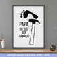 Deutsche Plotterdatei Papa- Vatertagsgeschenk - Papa svg - Deutsche Sprüche Svg - Familie Svg - Cricut svg - Laserdatei Papa - Geschenk Papa