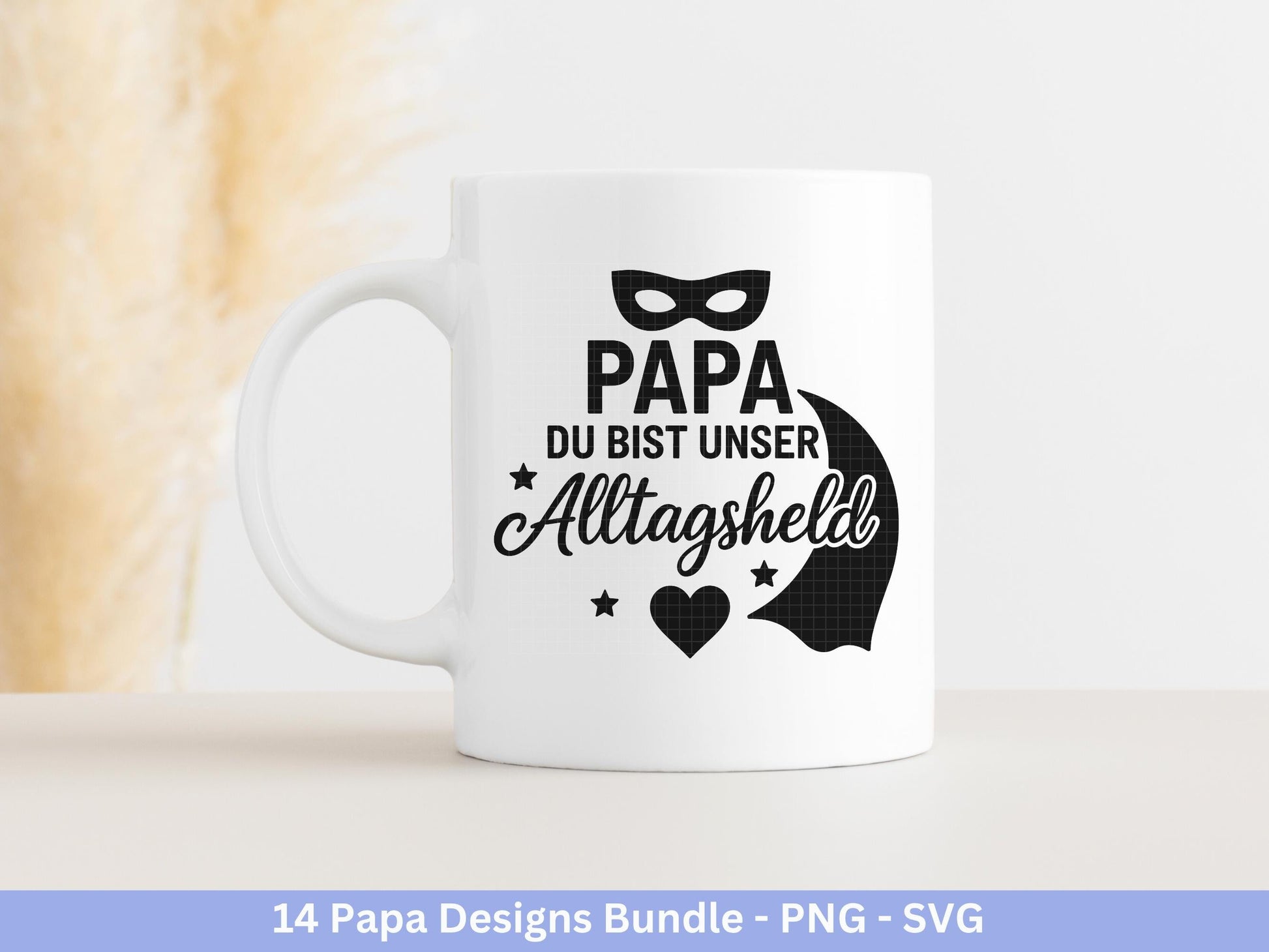 Deutsche Plotterdatei Papa- Vatertagsgeschenk - Papa svg - Deutsche Sprüche Svg - Familie Svg - Cricut svg - Laserdatei Papa - Geschenk Papa