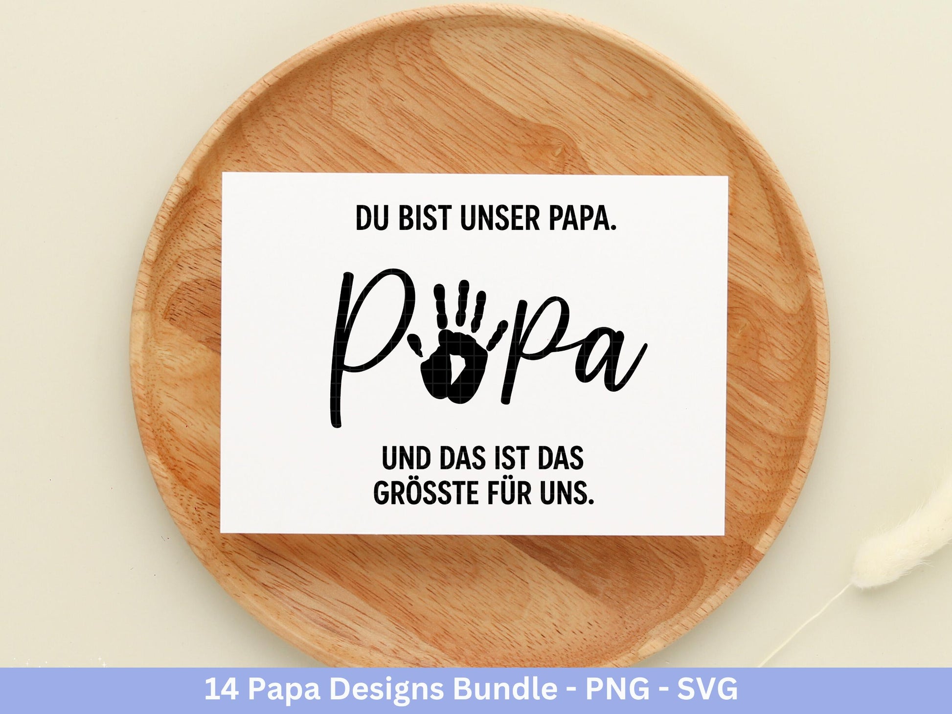 Deutsche Plotterdatei Papa- Vatertagsgeschenk - Papa svg - Deutsche Sprüche Svg - Familie Svg - Cricut svg - Laserdatei Papa - Geschenk Papa