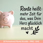 Deutsche Plotterdatei Rente - Rentner Sprüche - Geschenk zur Rente - Herz svg - Ruhestand svg - Deutsche Sprüche - Laserdatei - Cricut