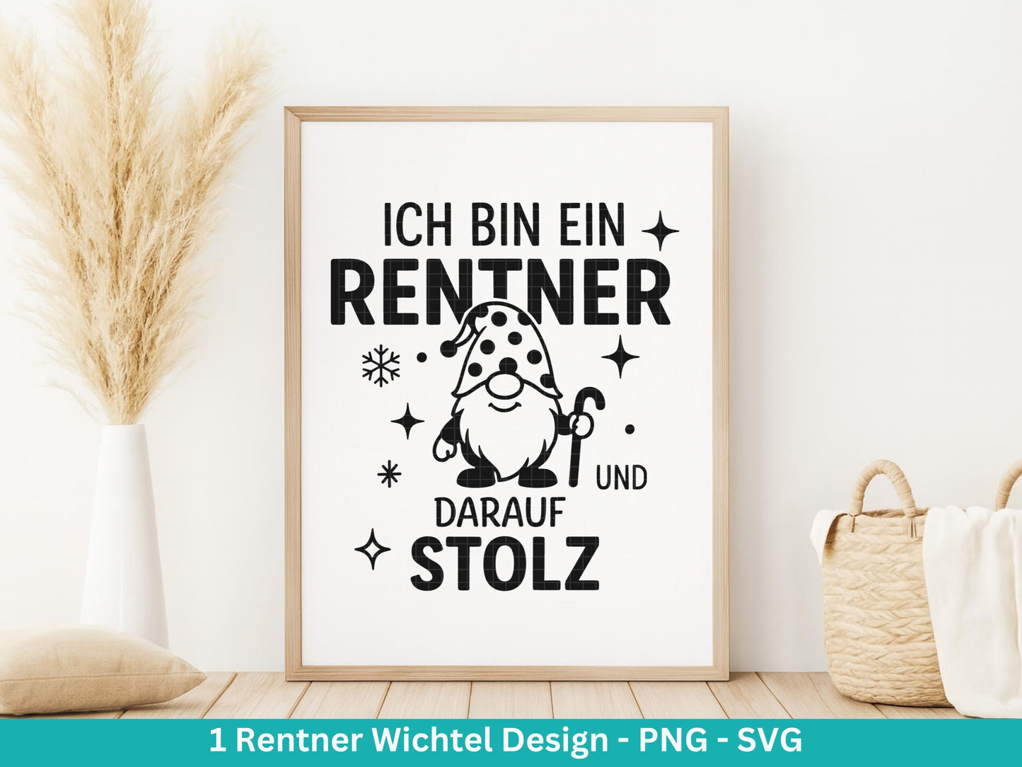 Plotterdatei Rente - Rentner Spruch - Geschenk Rente - Wichtel Svg - Ruhestand svg - Deutsche Sprüche - Ruhestand Geschenk - Zwerg Svg Datei