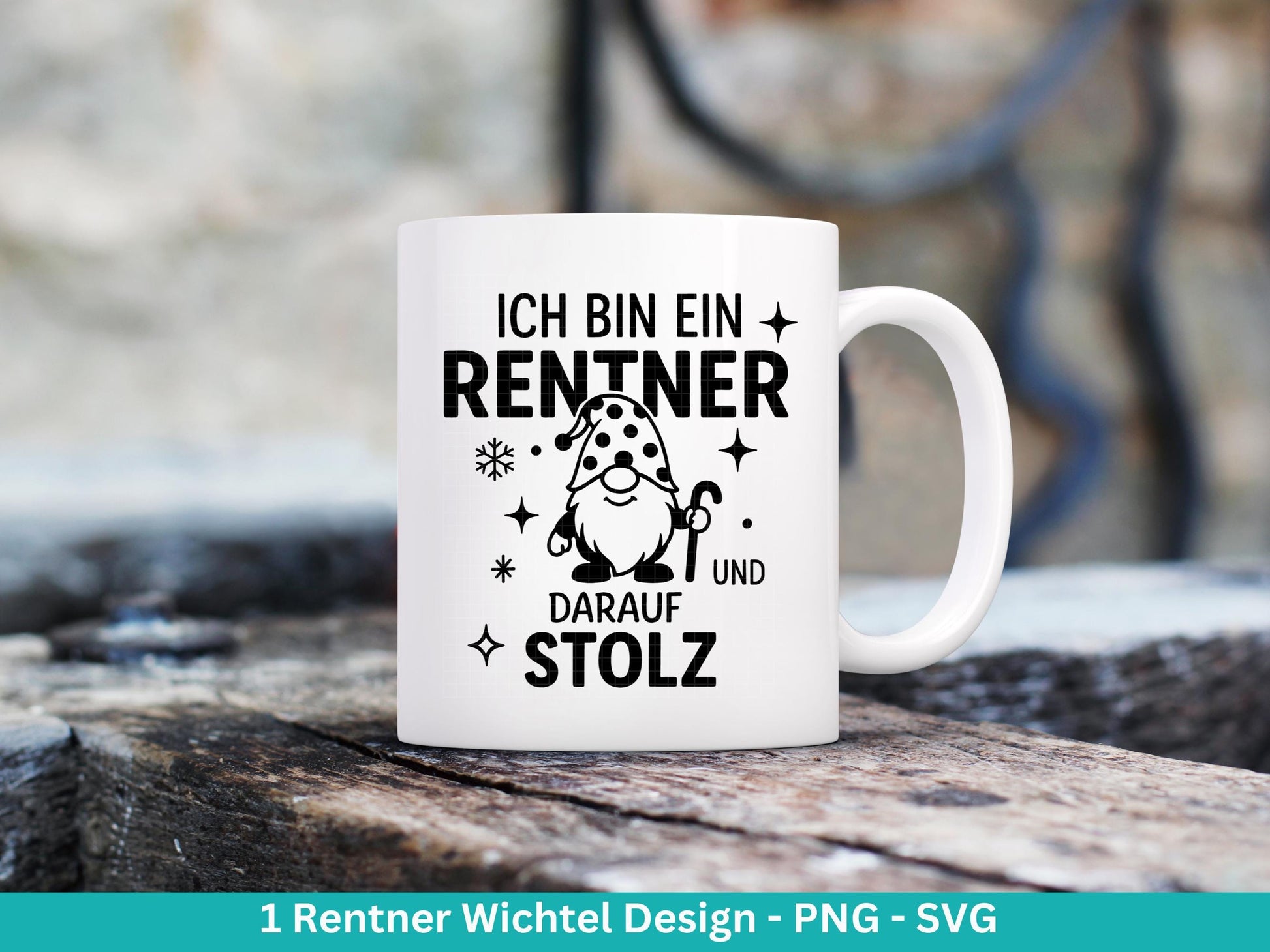 Plotterdatei Rente - Rentner Spruch - Geschenk Rente - Wichtel Svg - Ruhestand svg - Deutsche Sprüche - Ruhestand Geschenk - Zwerg Svg Datei