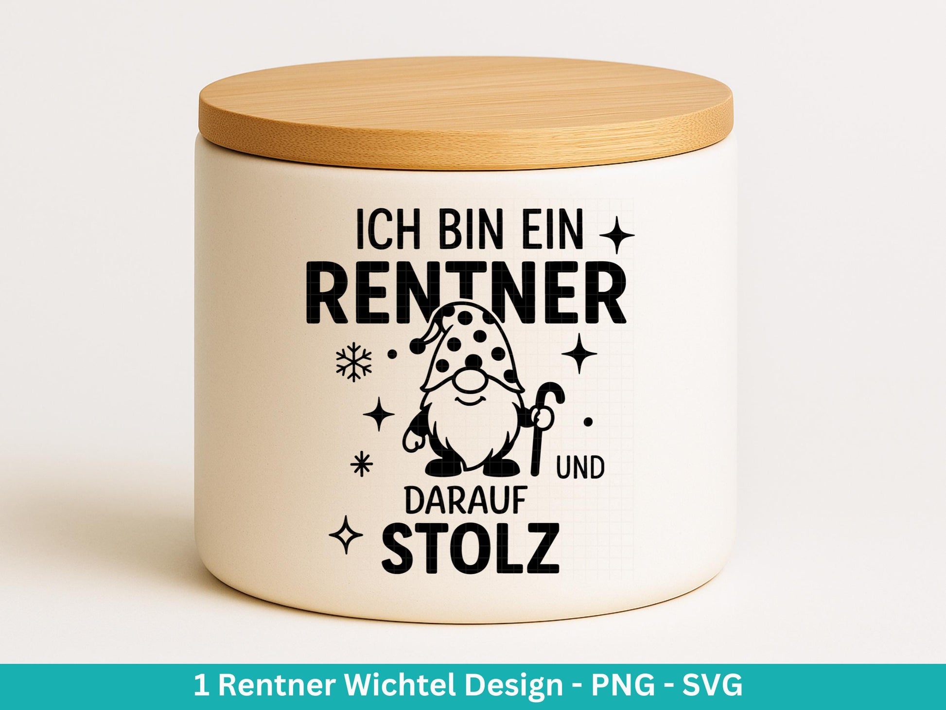 Plotterdatei Rente - Rentner Spruch - Geschenk Rente - Wichtel Svg - Ruhestand svg - Deutsche Sprüche - Ruhestand Geschenk - Zwerg Svg Datei